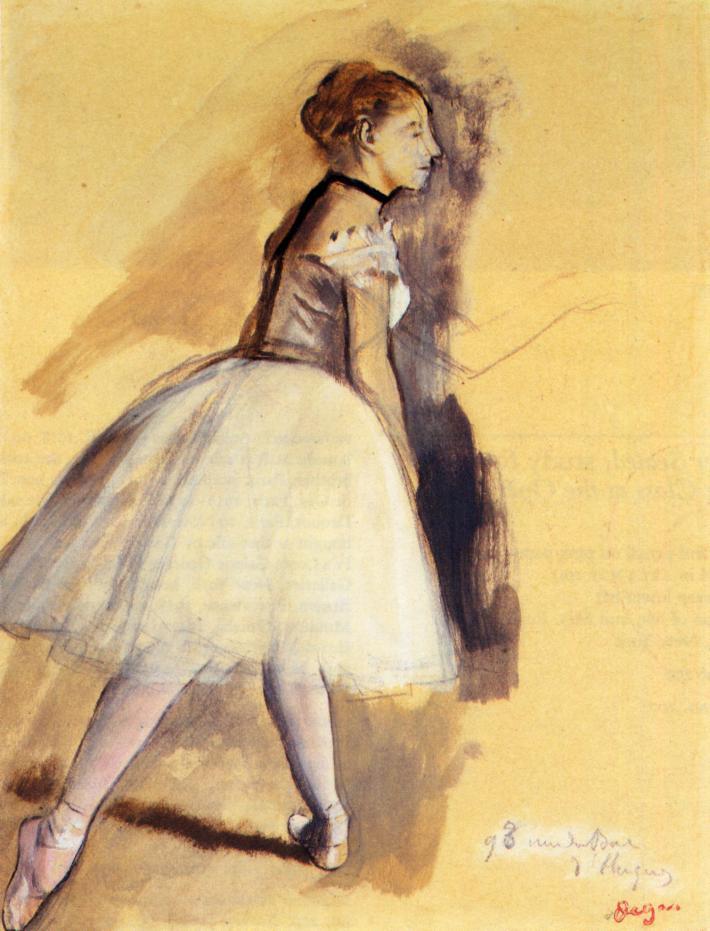 Dancer Standing, study 1872